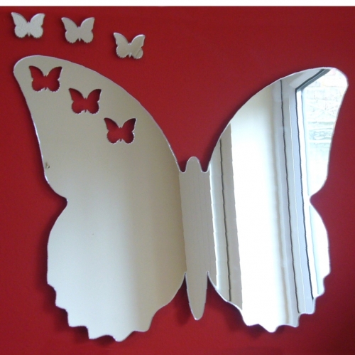 Зеркало "4 Бабочки (2)" 2-0003